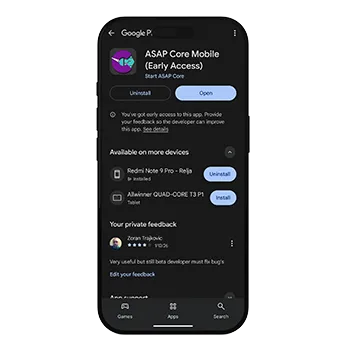 Instalacija aplikacije