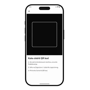 Povezivanje putem QR koda